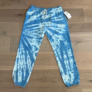 Zella Tie Dye Joggers - Blue/White - Medium